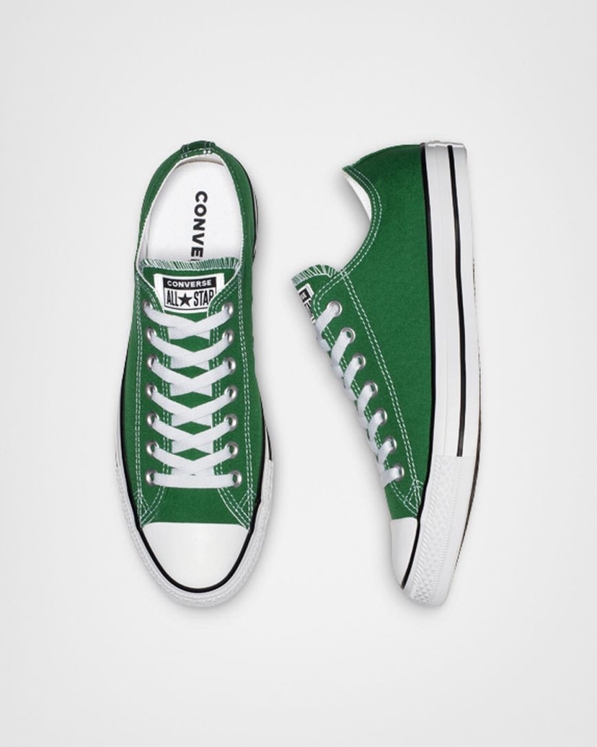 Tenis Converse Chuck Taylor All Star Classicos Cano Baixo Feminino Verdes | PT L00T457